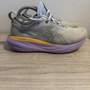 Asics Gel Nimbus 25 Women's Size 9 US Piedmont Grey Purple Running Shoes